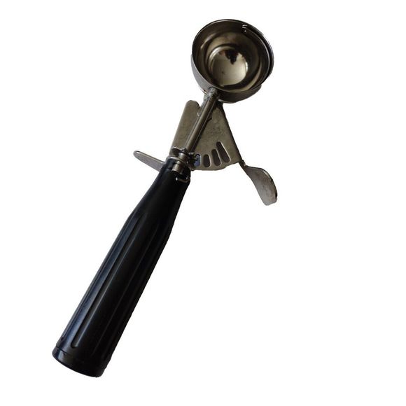 Adcraft Metal 1.75" Cookie Dough/Ice Cream Scoop 18/8 KOREA Easy Lever Release - Picture 3 of 8